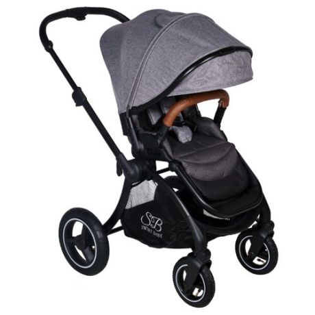 Прогулочная коляска SWEET BABY Cupola grey, цвет шасси: черный