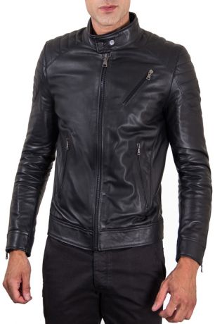 Leather jacket AD MILANO Leather jacket