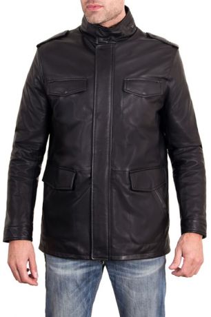 Leather jacket AD MILANO Кожаные куртки узкого покроя