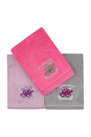 Hand Towel Set, 3 Pieces Beverly Hills Polo Club Hand Towel Set, 3 Pieces