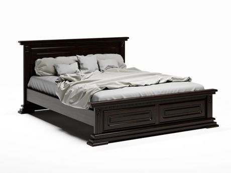Кровать из массива Askona Riviera Dark venge 120x200