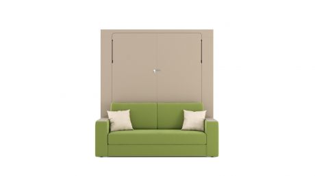 Шкаф-кровать Askona Wall Bed с диваном, цвет Ясень 160x200