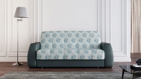 Прямой диван Askona SUNSET Nova Tiffany rose mint 140x200
