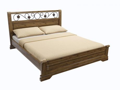 Кровать из массива Askona Flora Brown 120x200