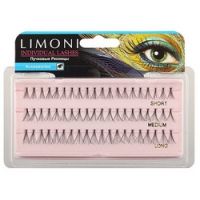 Limoni Individual Lashes - Пучки ресниц черные узелковые ассорти