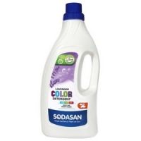 Sodasan Color Detergent Lavender - Средство жидкое для стирки изделий из цветных тканей с лавандой, 1500 мл