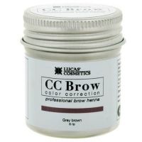 CC Brow Grey Brown - Хна для бровей в баночке (серо-коричневый), 5 г
