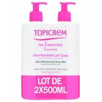 Topicrem - Молочко ультра-увлажняющее для тела, 2х500 мл