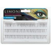 Limoni Individual Lashes - Пучки ресниц индивидуальные черные 10 мм