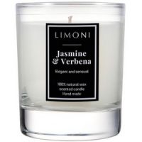 Limoni Jasmine & Verbena - Ароматическая свеча Жасмин и Вербена, 140 гр