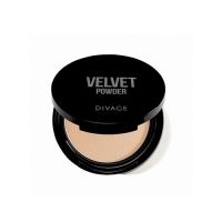 Divage Velvet - Пудра компактная двухцветная, тон 01, 9 гр