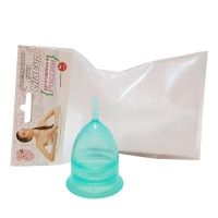 LilaCup - Чаша менструальная Практик, изумрудная, размер L, 1 шт