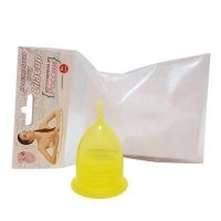 LilaCup - Чаша менструальная Практик, желтая, размер L, 1 шт
