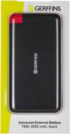 Внешний аккумулятор Gerffins T800 8000mAh (черный)