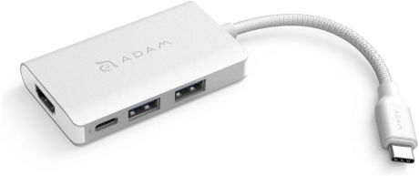 USB концентратор ADAM Elements CASA Hub A01m (серебристый)