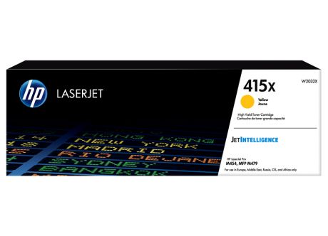 Картридж повышенной емкости HP LaserJet 415X Yellow (W2032X)