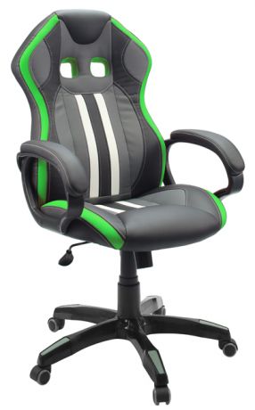 Кресло для геймеров Мустанг, зеленое