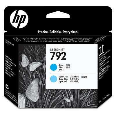 Печатающая головка HP №792 Designjet Cyan & Light Cyan (CN703A)