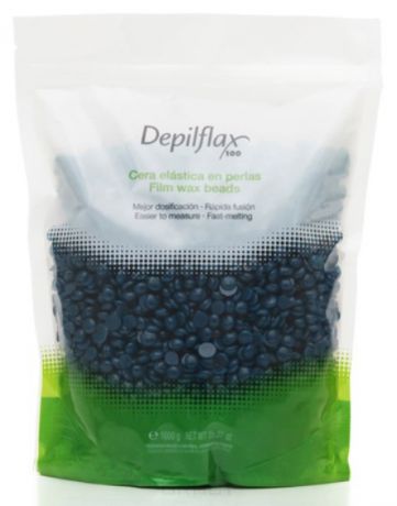 Depilflax, Пленочный воск синий в гранулах Blue Film Wax, 1 кг