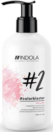 Indola, Кондиционер для волос тонирующий Colorblaster (8 оттенков) Розовый "Willow"