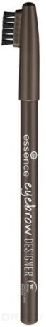 Essence, Карандаш для бровей Eyebrow Designer, 3 гр (8 цветов) Dark Brown
