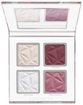 Палетка для макияжа: румяна и хайлайтеры crystal power blush & highlighter