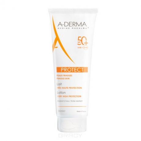 A-Derma, Солнцезащитный лосьон с высокой степенью защиты SPF 50+ Protect, 250 мл