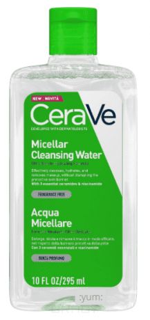 CeraVe, Увлажняющая очищающая мицеллярная вода, 295 мл