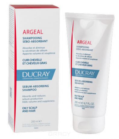 Ducray, Себоабсорбирующий шампунь для жирных волос Argeal