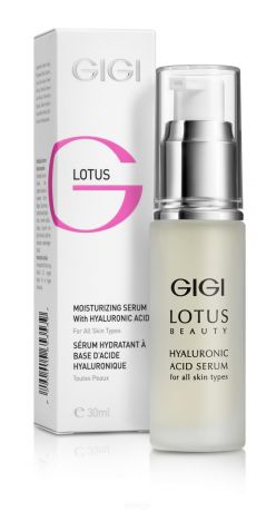 GiGi, Сыворотка увлажняющая с гиалуроновой кислотой Lotus Beauty Moisturizing Serum, 120 мл