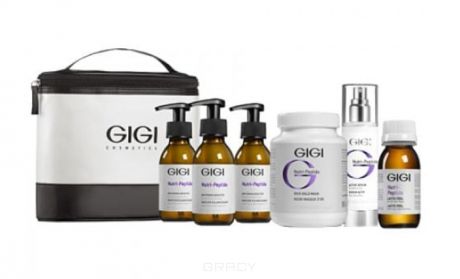 GiGi, Профессиональный набор для лица Nutri Peptide, 6 препаратов