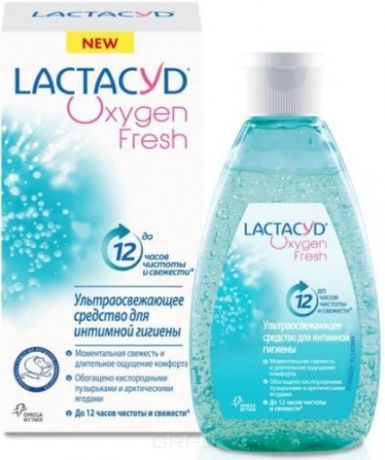 Lactacyd, Гель для интимной гигиены "Кислородная свежесть", 200 мл
