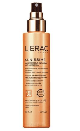 Lierac, Солнцезащитное тонизирующее молочко для тела Sunissime SPF30, 150 мл