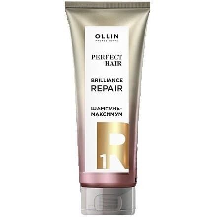 OLLIN Professional, Шампунь-максимум Perfect Hair Brilliance Repair Shampoo Шаг 1, 250 мл