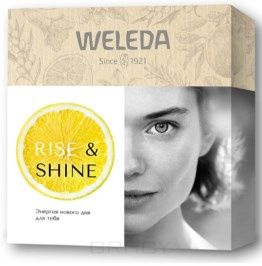 Weleda, Подарочный набор “RIise & Shine”: Цитрусовый освежающий гель для душа 200 мл + Облепиховый питательный крем для рук 50 мл + Цитрусовое освежающее масло для тела 10 мл