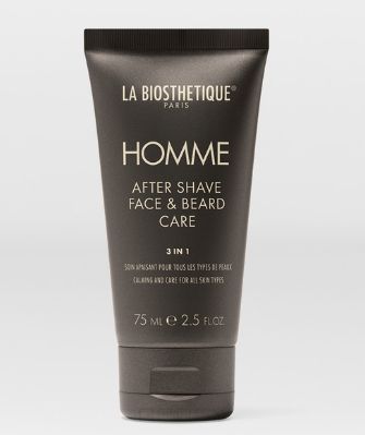 La Biosthetique, Ревитализирующая эмульсия после бритья для ухода за кожей лица и бородой Homme After Shave, Face & Beard Care, 75 мл