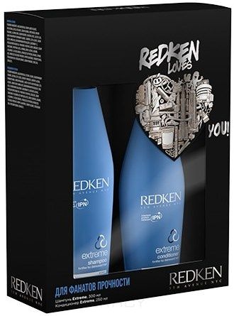 Redken, Набор Extreme шампунь + кондиционер, 300/250 мл