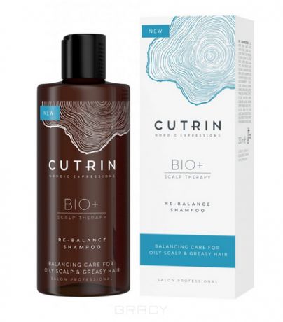 Cutrin, Шампунь для жирной кожи головы BIO+ Re-Balance, 250 мл