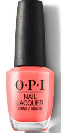 OPI, Лак для ногтей Nail Lacquer, 15 мл (275 цветов) Orange You a Rock Star? / Neon