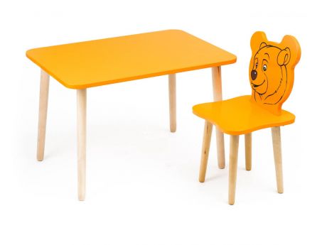 Комплект детской мебели Джери с оранжевым столиком