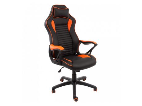 Leon черное / оранжевое Компьютерное кресло MebelVia