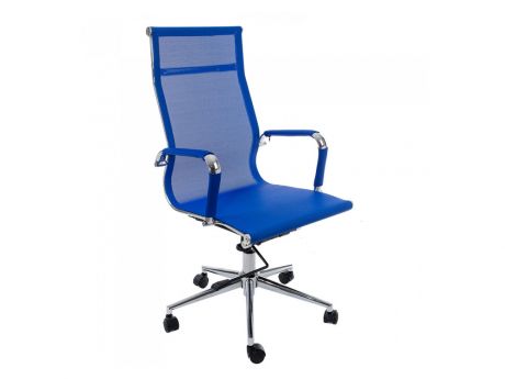 Компьютерное кресло Reus темно-синее Стул MebelVia