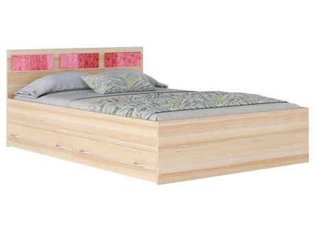 Кровать с ящиками и матрасом Promo B Cocos Виктория-С (140х200)