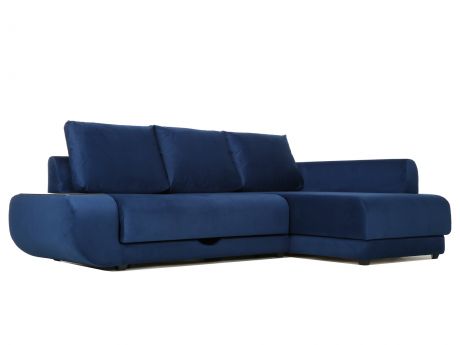 Угловой диван с независимым пружинным блоком Поло ПБ (Нью-Йорк) Правый MebelVia