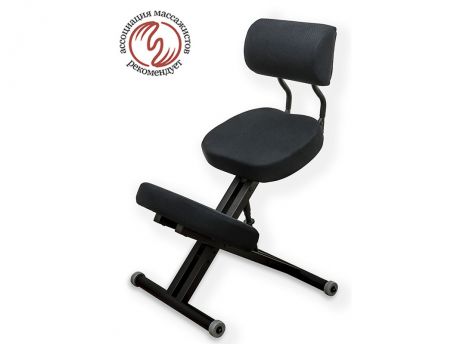 Коленный стул SmartStool KM01BМ Black без чехла