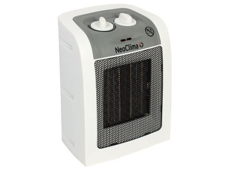 Тепловентилятор Neoclima PTC-03 белый керамический, 1500 Вт, не сушит воздух, 15 м2., вентиляция без нагрева