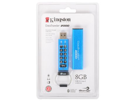 USB флешка Kingston DataTraveler DT2000 8Gb (DT2000/8GB) USB 3.1