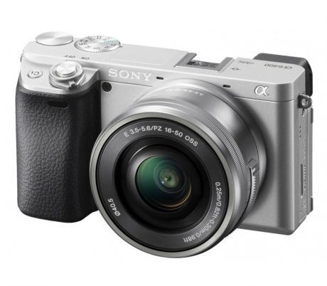 Фотоаппарат Sony ILCE-6400LS (ILCE6400LS.CEC) Silver 24.2 Mp, 23.5 x 15.6 мм / max 6000 x 4000 / экран 3.0" / 0,403 г