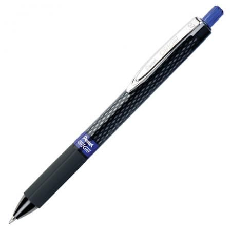 Ручка гелевая автоматическая PENTEL Oh!Gel синяя, узел 0,7 мм, линия письма 0,35 мм