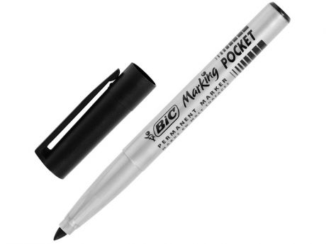 Маркер перманентный (нестираемый) BIC "Marking Fine", черный, 1,2-4,2 мм